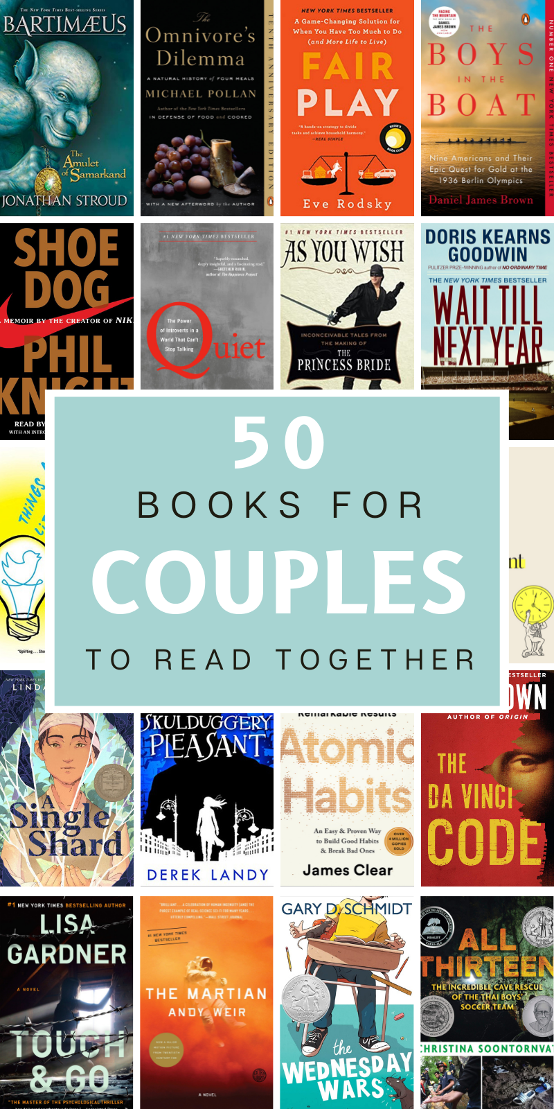 50 Books for Couples to Read Together - Everyday Reading